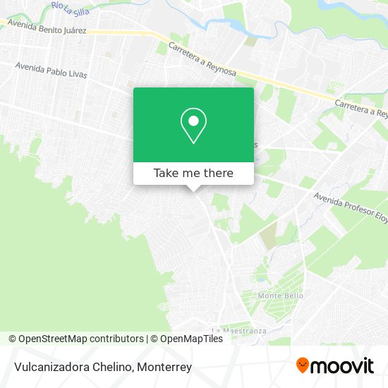 Vulcanizadora Chelino map