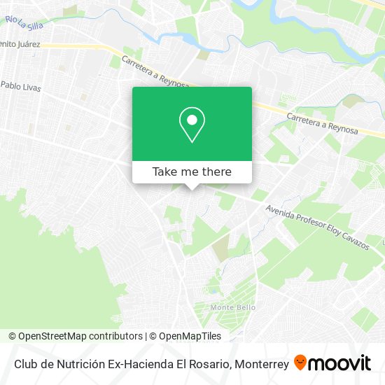 Mapa de Club de Nutrición Ex-Hacienda El Rosario