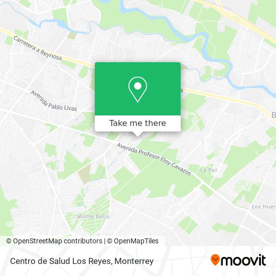 Centro de Salud Los Reyes map