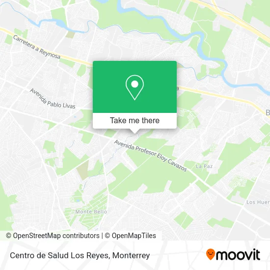 Centro de Salud Los Reyes map