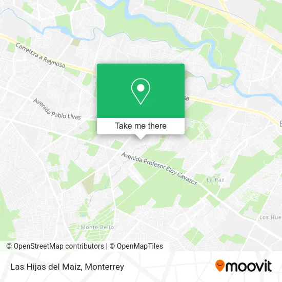 Las Hijas del Maiz map