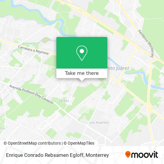 Enrique Conrado Rebsamen Egloff map