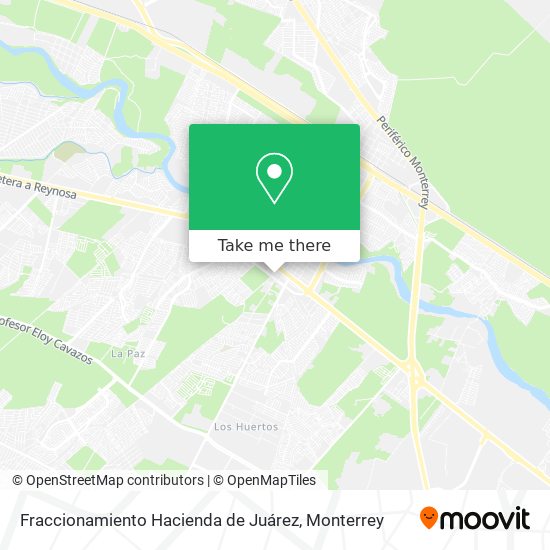 Fraccionamiento Hacienda de Juárez map