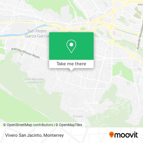 Mapa de Vivero San Jacinto