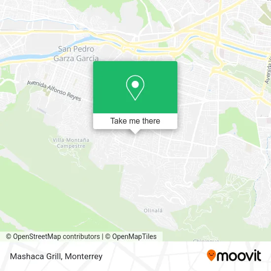 Mashaca Grill map