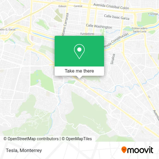 Tesla map