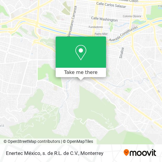 Mapa de Enertec México, s. de R.L. de C.V.