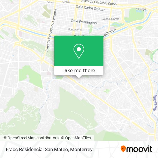 Fracc Residencial San Mateo map