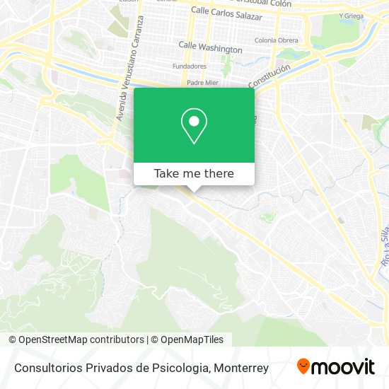 Consultorios Privados de Psicologia map