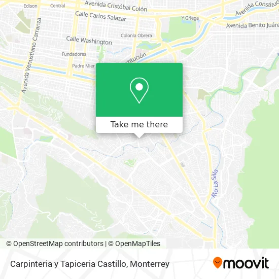 Carpinteria y Tapiceria Castillo map