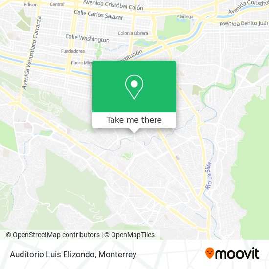 Auditorio Luis Elizondo map