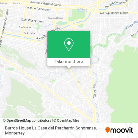 Burros House La Casa del Percherón Sonorense map