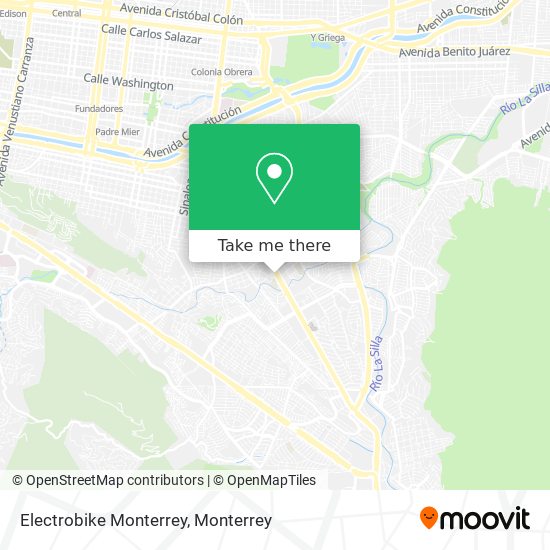 Electrobike Monterrey map