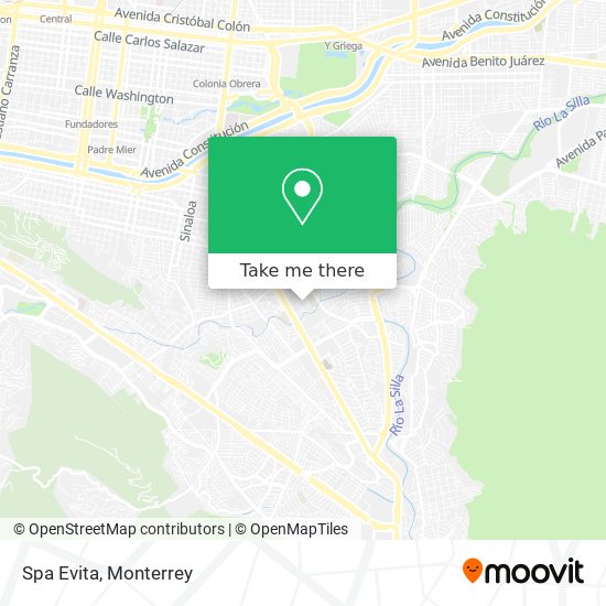 Mapa de Spa Evita