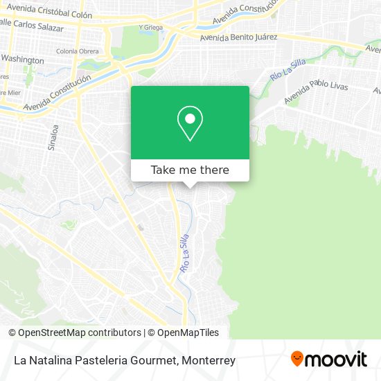 Mapa de La Natalina Pasteleria Gourmet