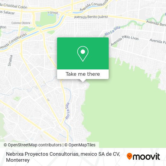 Mapa de Nebrixa Proyectos Consultorias, mexico SA de CV