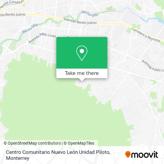 Centro Comunitario Nuevo León Unidad Piloto map