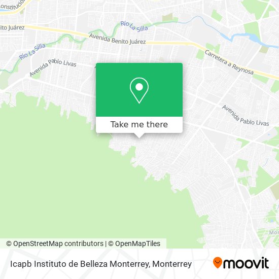 Mapa de Icapb Instituto de Belleza Monterrey