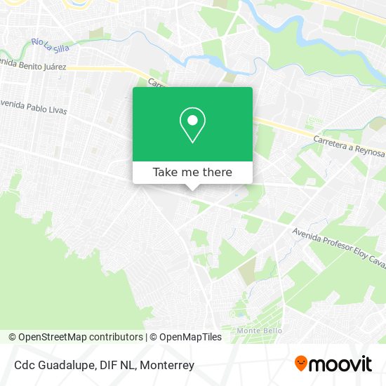 Cdc Guadalupe, DIF NL map