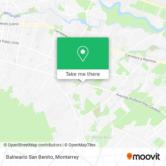 Mapa de Balneario San Benito