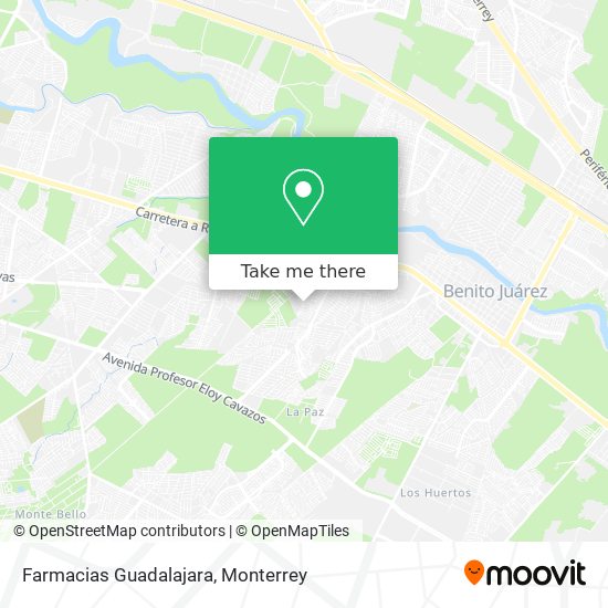 Farmacias Guadalajara map