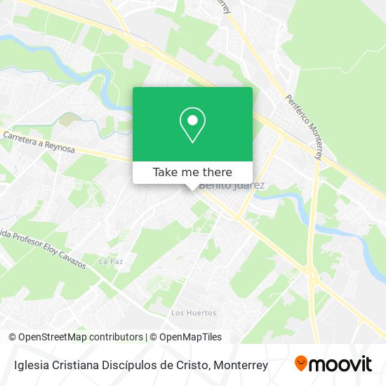 Iglesia Cristiana Discípulos de Cristo map