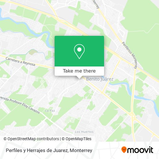 Mapa de Perfiles y Herrajes de Juarez