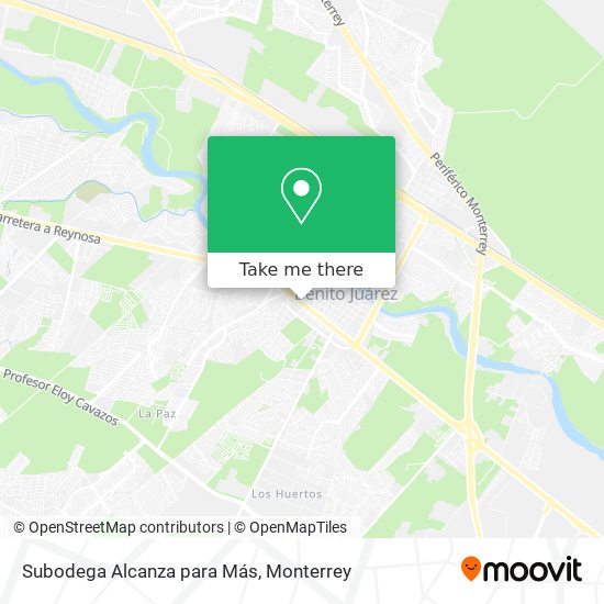 Mapa de Subodega Alcanza para Más