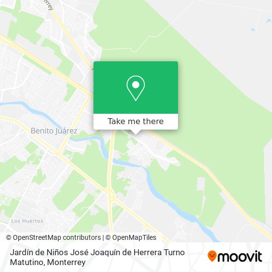 Jardín de Niños José Joaquín de Herrera Turno Matutino map