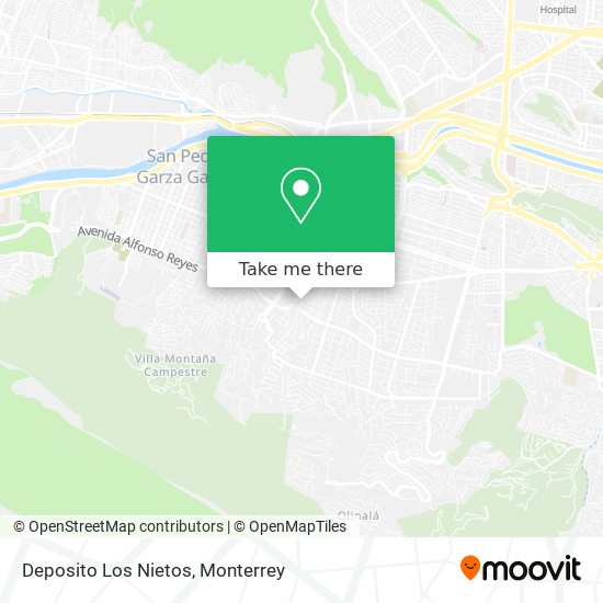 Mapa de Deposito Los Nietos