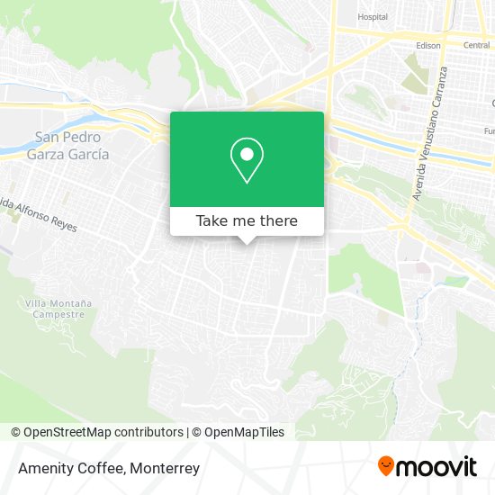 Amenity Coffee map