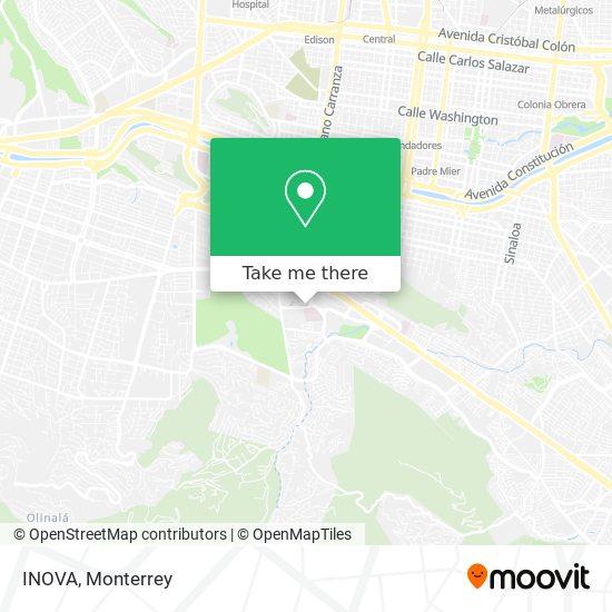 INOVA map