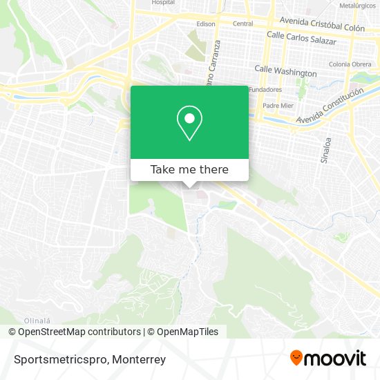 Sportsmetricspro map