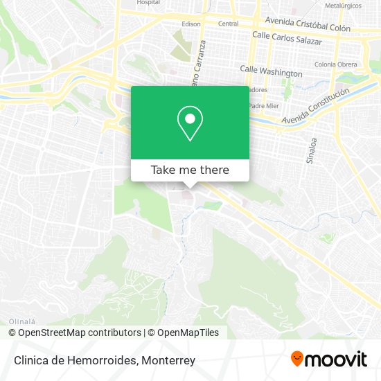 Clinica de Hemorroides map