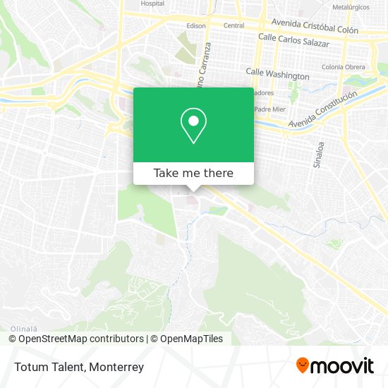 Mapa de Totum Talent