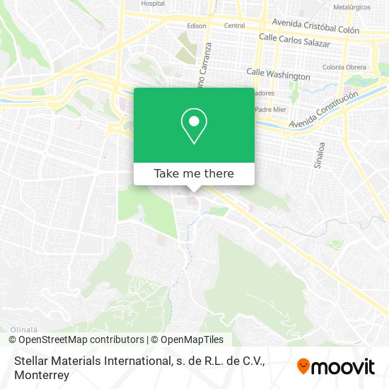 Stellar Materials International, s. de R.L. de C.V. map
