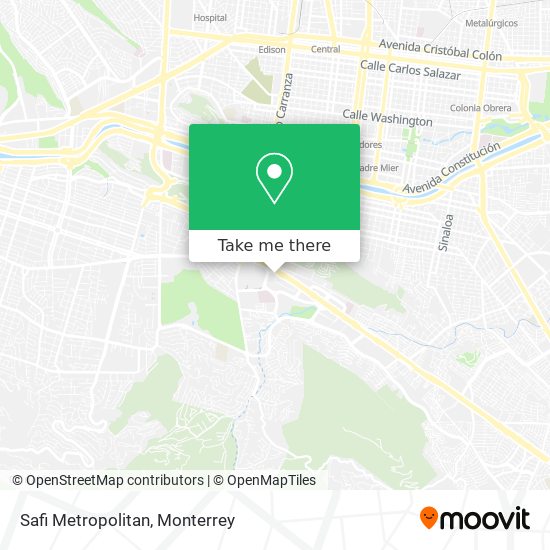 Mapa de Safi Metropolitan