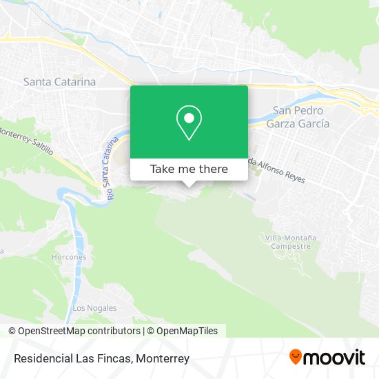 Mapa de Residencial Las Fincas