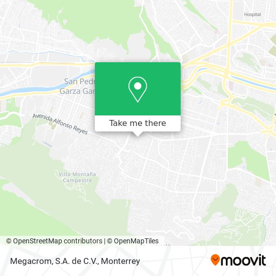 Megacrom, S.A. de C.V. map
