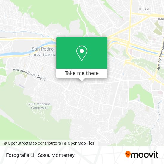 Fotografia Lili Sosa map