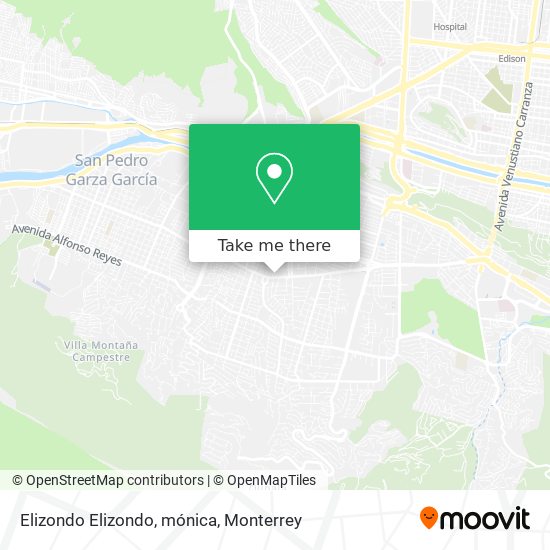 Elizondo Elizondo, mónica map