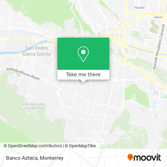 Banco Azteca map
