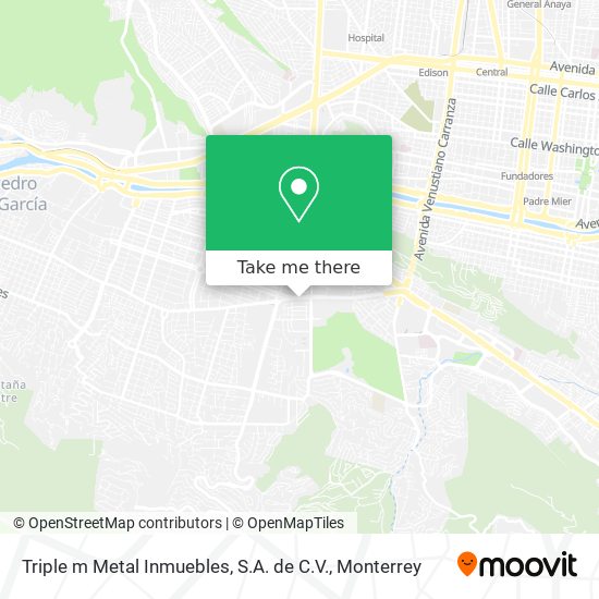Triple m Metal Inmuebles, S.A. de C.V. map