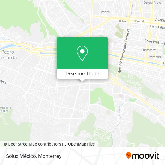 Mapa de Solux México