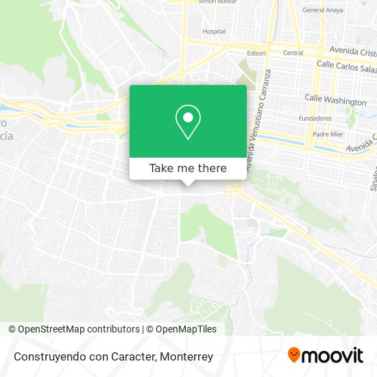 Mapa de Construyendo con Caracter