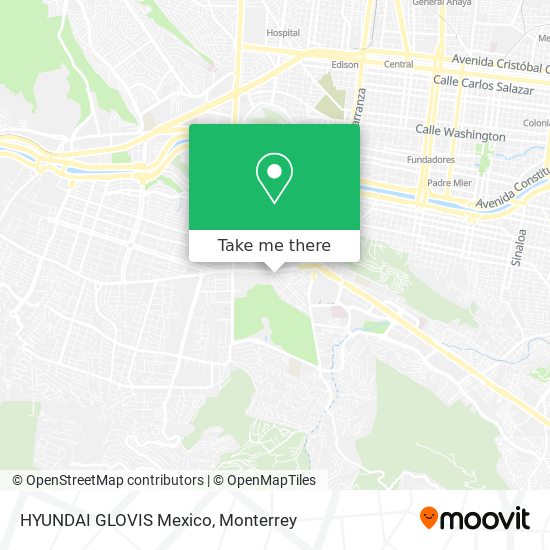 Mapa de HYUNDAI GLOVIS Mexico