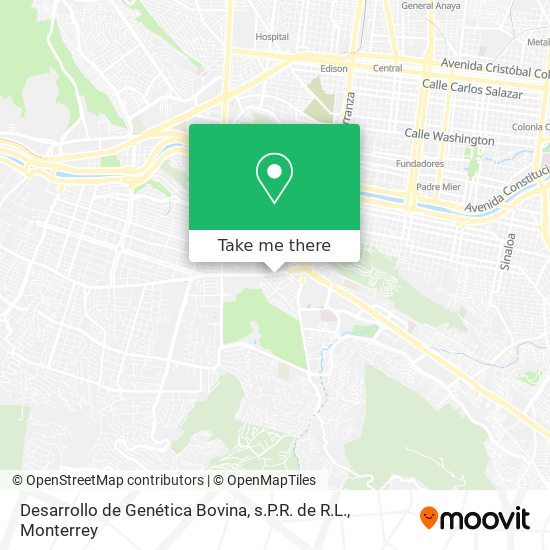 Desarrollo de Genética Bovina, s.P.R. de R.L. map