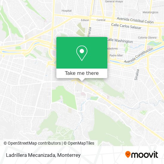 Mapa de Ladrillera Mecanizada