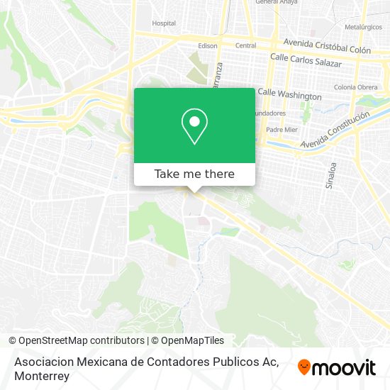 Asociacion Mexicana de Contadores Publicos Ac map