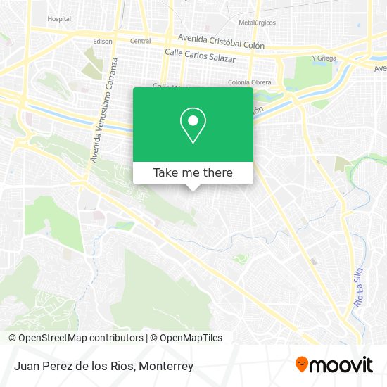 Mapa de Juan Perez de los Rios